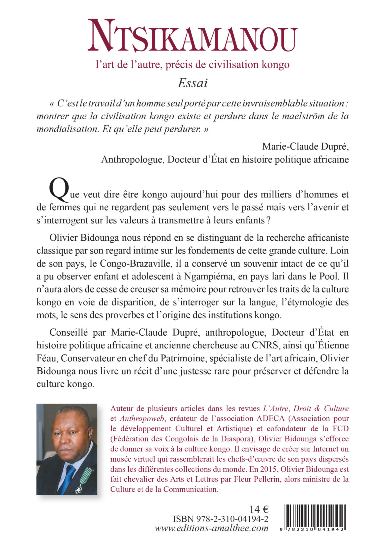 Nstikamanou, l'art de l'autre : précis de civilisation kongo – Image 2